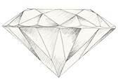 Diamant farve J